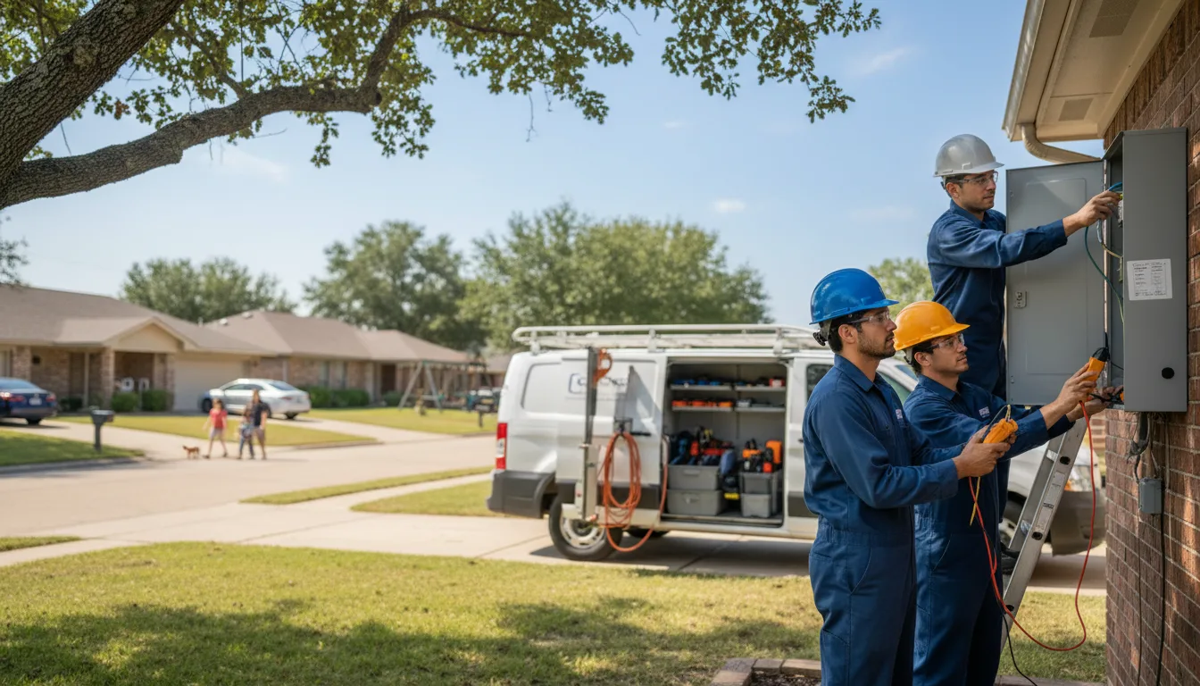 Certified electrician providing emergency electrical services in Carlsbad, TX